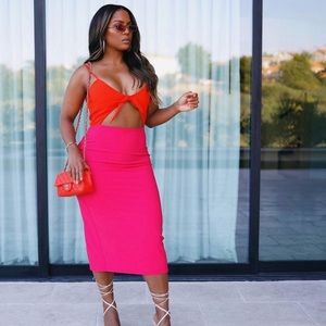 Lovers and Friends Colorblock Dress